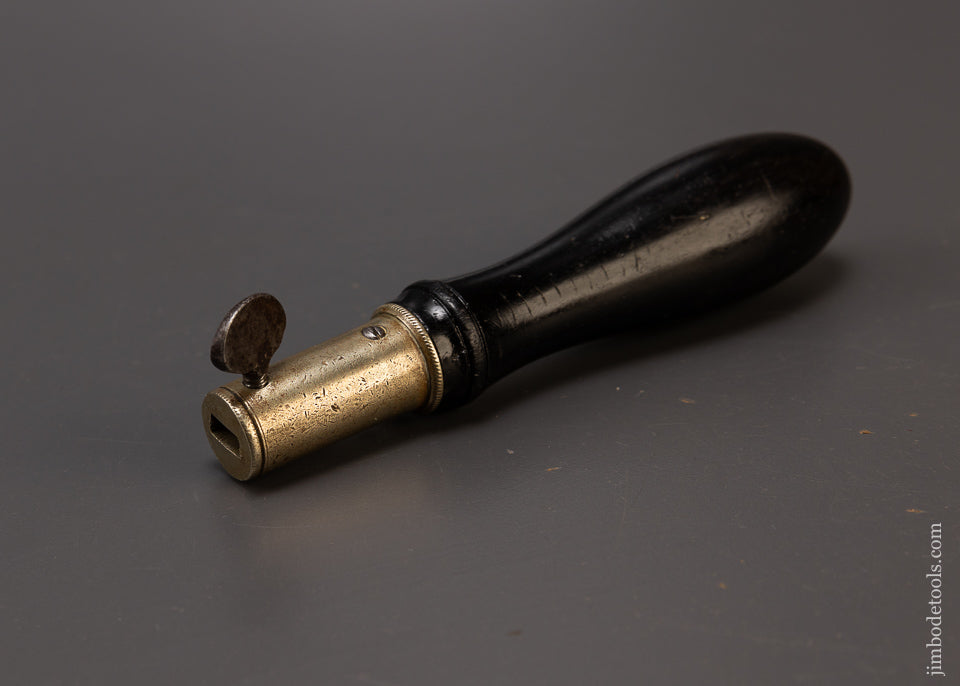 Rare HOLTZAPFFEL Type Ebony Tool Handle for Ornamental Turning Tools - EXCELSIOR 108675