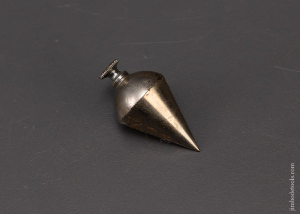 Exceptional 2 Inch Crisp Nickel Plated Plumb Bob - EXCELSIOR 108984