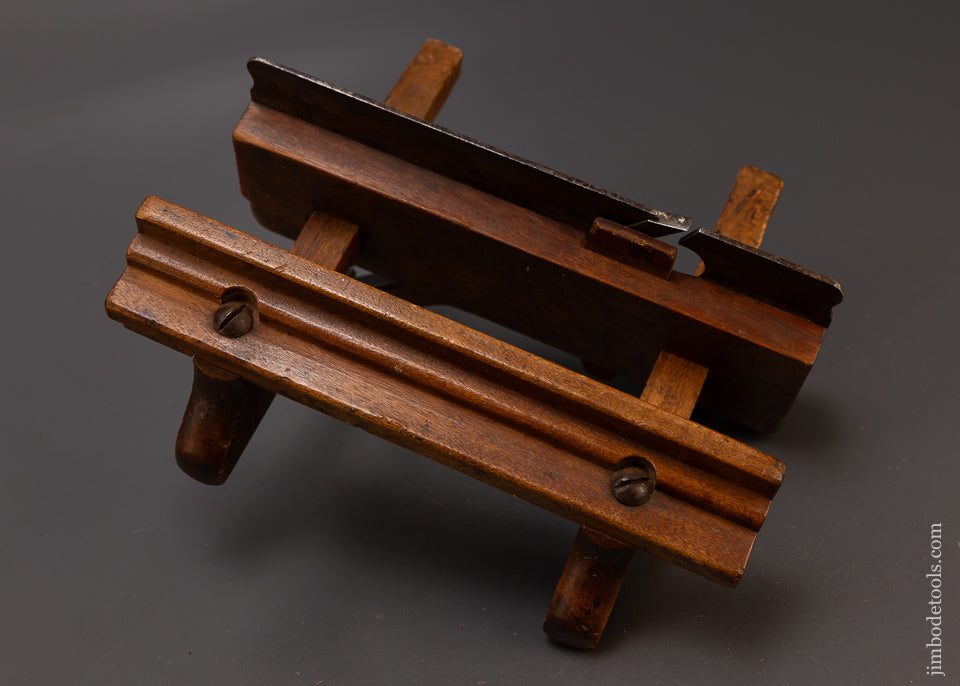 Rare & Fine C. FISHER Ca. 1790 Yellow Birch Plow Plane - EXCELSIOR 109378