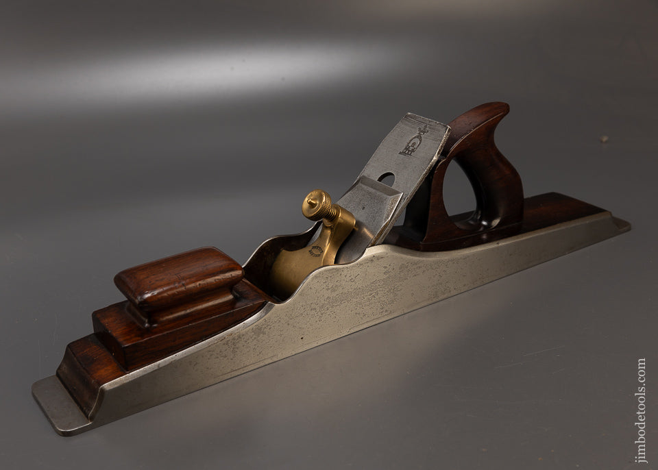 Spectacular NORRIS No. 1 Jointer Plane Dovetailed Steel with Rosewood Infill 21 1/2 Inch - EXCELSIOR 109404