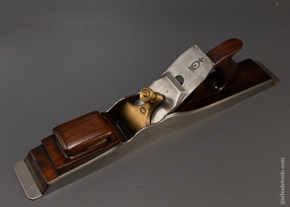 Spectacular NORRIS No. 1 Jointer Plane Dovetailed Steel with Rosewood Infill 21 1/2 Inch - EXCELSIOR 109404