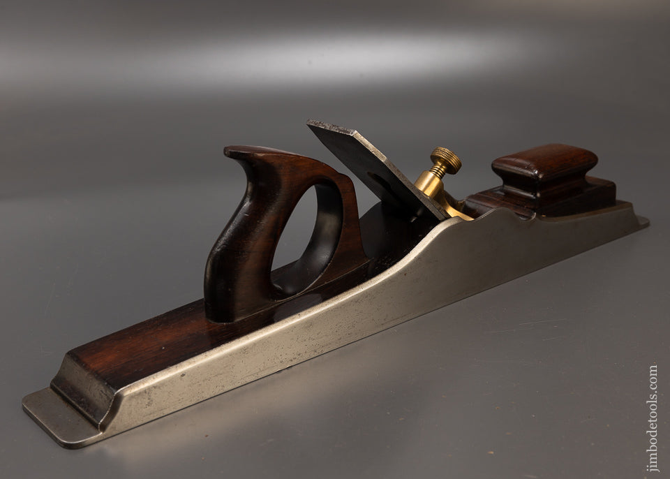 Spectacular NORRIS No. 1 Jointer Plane Dovetailed Steel with Rosewood Infill 21 1/2 Inch - EXCELSIOR 109404
