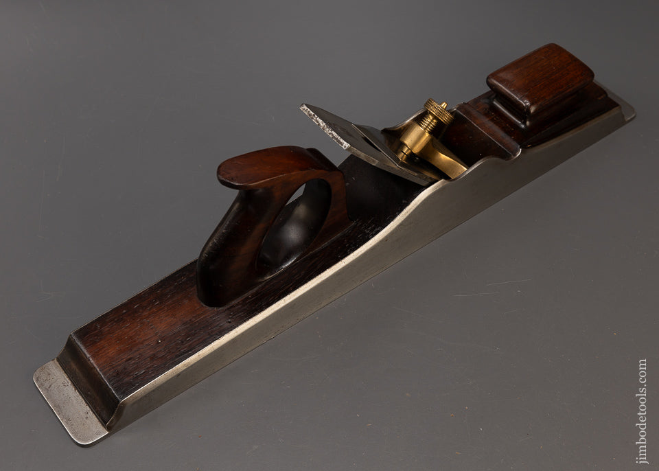 Spectacular NORRIS No. 1 Jointer Plane Dovetailed Steel with Rosewood Infill 21 1/2 Inch - EXCELSIOR 109404