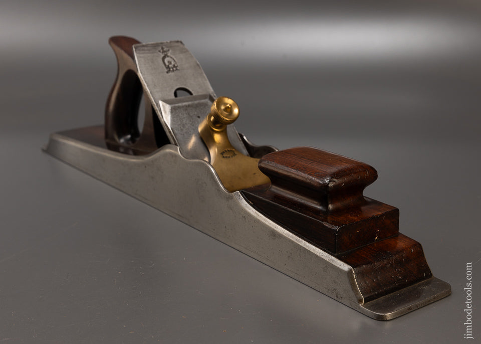 Spectacular NORRIS No. 1 Jointer Plane Dovetailed Steel with Rosewood Infill 21 1/2 Inch - EXCELSIOR 109404