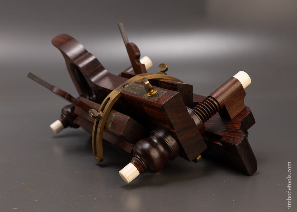 Spectacular Rosewood M.B. TIDEY Double Beveling Plane by JIM LEAMY - EXCELSIOR 109510