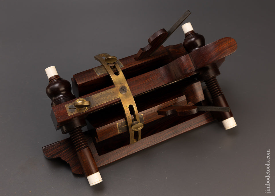 Spectacular Rosewood M.B. TIDEY Double Beveling Plane by JIM LEAMY - EXCELSIOR 109510