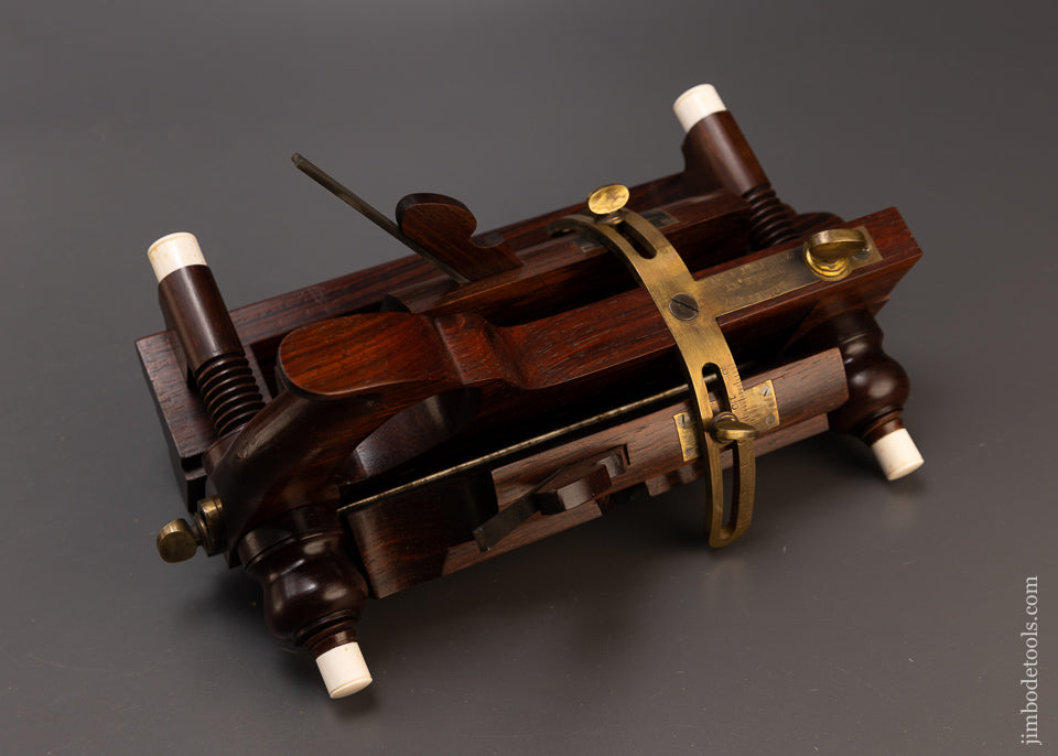 Spectacular Rosewood M.B. TIDEY Double Beveling Plane by JIM LEAMY - EXCELSIOR 109510