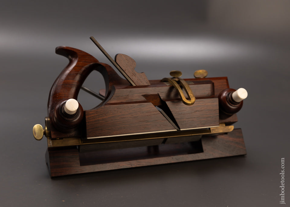 Spectacular Rosewood M.B. TIDEY Double Beveling Plane by JIM LEAMY - EXCELSIOR 109510