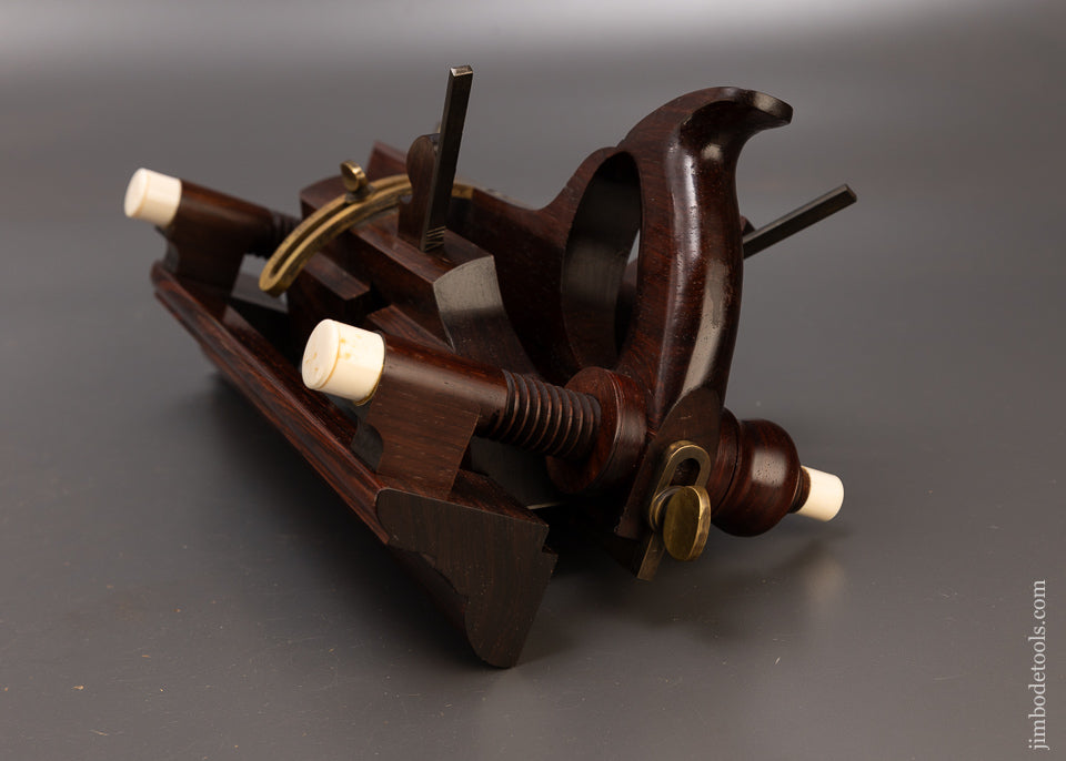 Spectacular Rosewood M.B. TIDEY Double Beveling Plane by JIM LEAMY - EXCELSIOR 109510