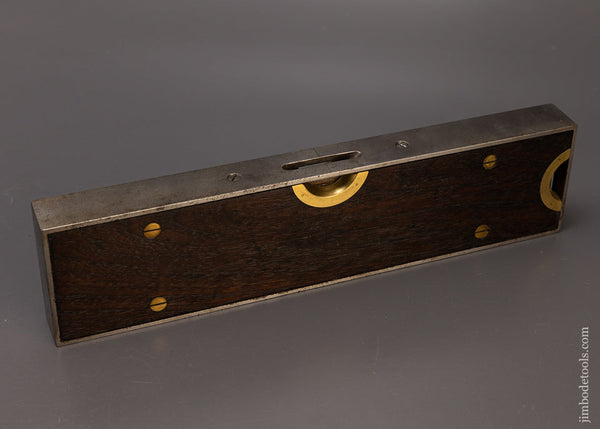 Rare Rosewood STANLEY No. 48 Steel Encased 12 Inch Level - EXCELSIOR 110031