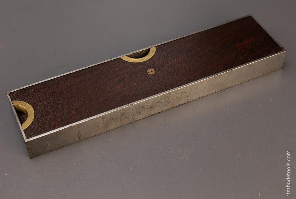 Rare Rosewood STANLEY No. 48 Steel Encased 12 Inch Level - EXCELSIOR 110031