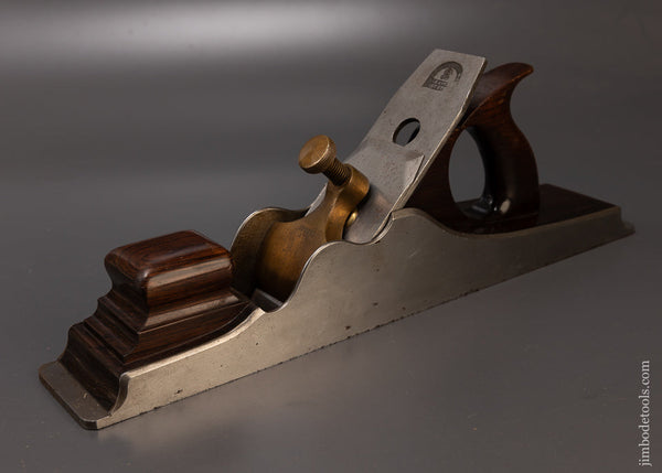 Spectacular Near New SPIERS Dovetailed Rosewood Infill 16 1/2 Inch Bench Plane - EXCELSIOR 110038