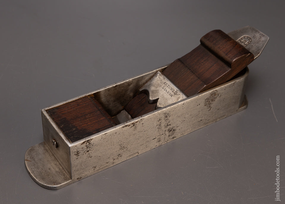 Fine Rt. TOWELL LONDON Miter Plane Dovetailed Steel with Rosewood Infill - EXCELSIOR 110146