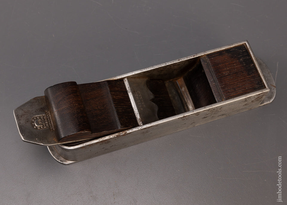 Fine Rt. TOWELL LONDON Miter Plane Dovetailed Steel with Rosewood Infill - EXCELSIOR 110146