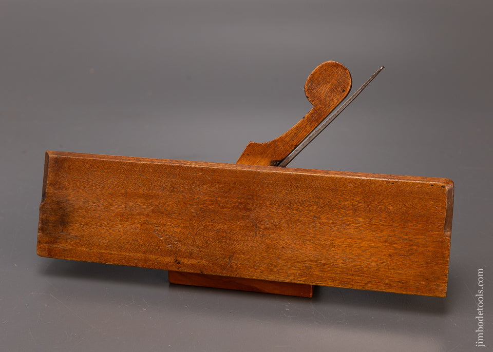 Rare 4 STAR ABRAHAM FISK 18th Century Yellow Birch 10 Inch Moulding Plane Fine - EXCELSIOR 110197