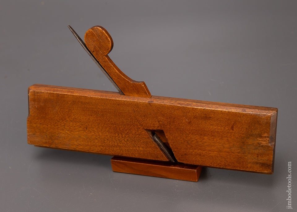 Rare 4 STAR ABRAHAM FISK 18th Century Yellow Birch 10 Inch Moulding Plane Fine - EXCELSIOR 110197