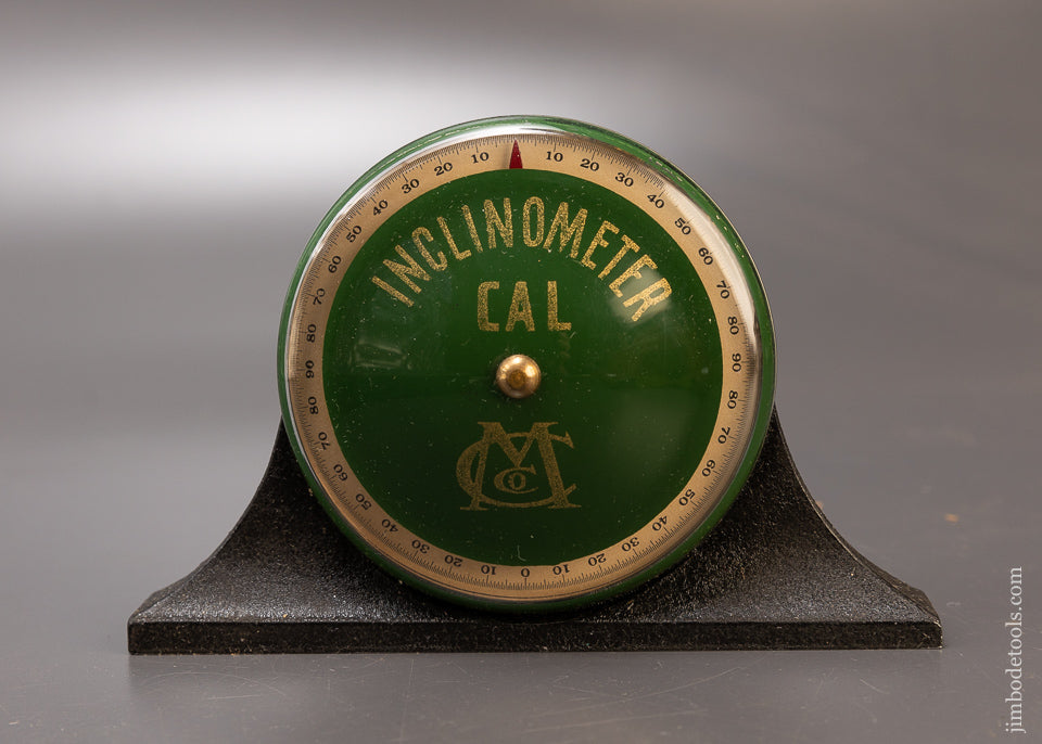 CAL MACHINE CO. 6 1/2 Inch Mantle Clock Level Mint in Box with Reverse Glass Mint in Box - EXCELSIOR 110216