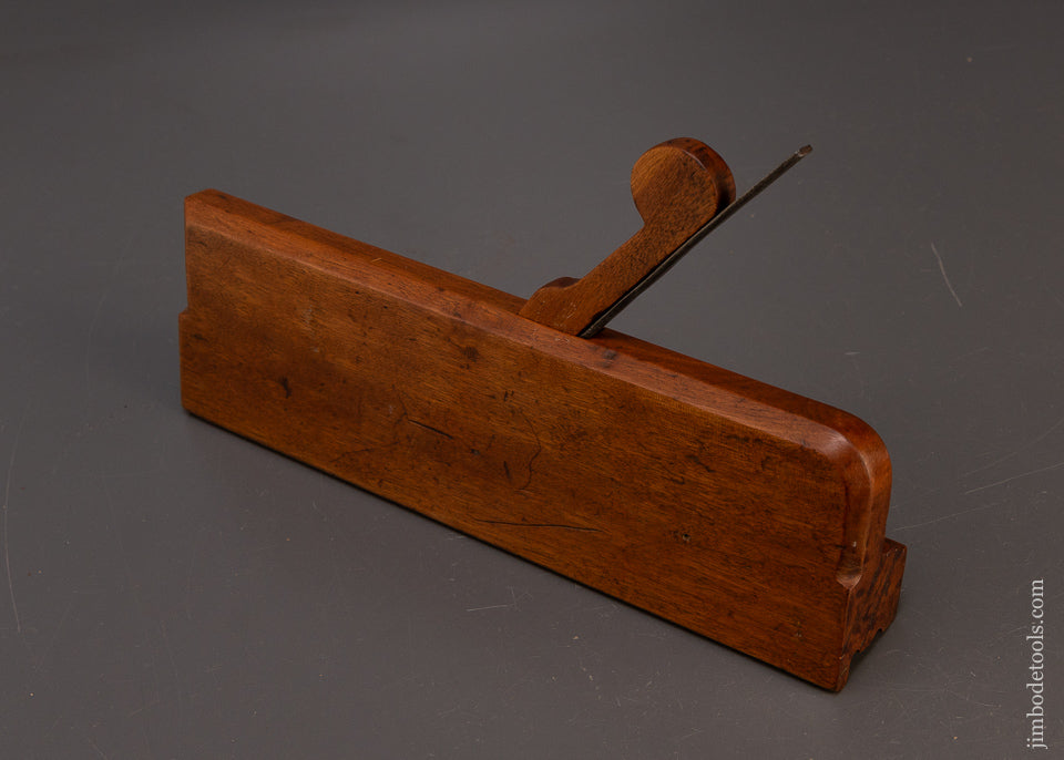 4 STAR Rare 18th Century Yellow Birch Fenced Double Cock Bead Plane by FOLLING - EXCELSIOR 110224