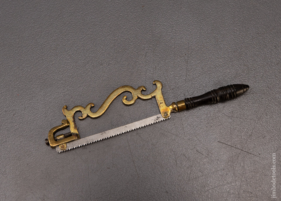 Sweet Ebony Handled Miniature Armorer’s Saw - EXCELSIOR 110336