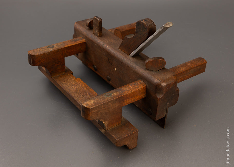 Very Rare 4 STAR R. HARWOOD 18th Century Plow Plane - EXCELSIOR 110490