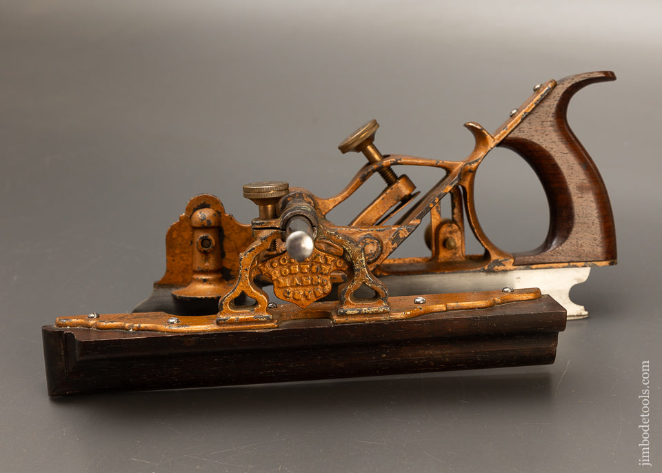 Golden M.C. MAYO’S IMPROVED PATENT Plow Plane with 22 Original Irons - EXCELSIOR 110688