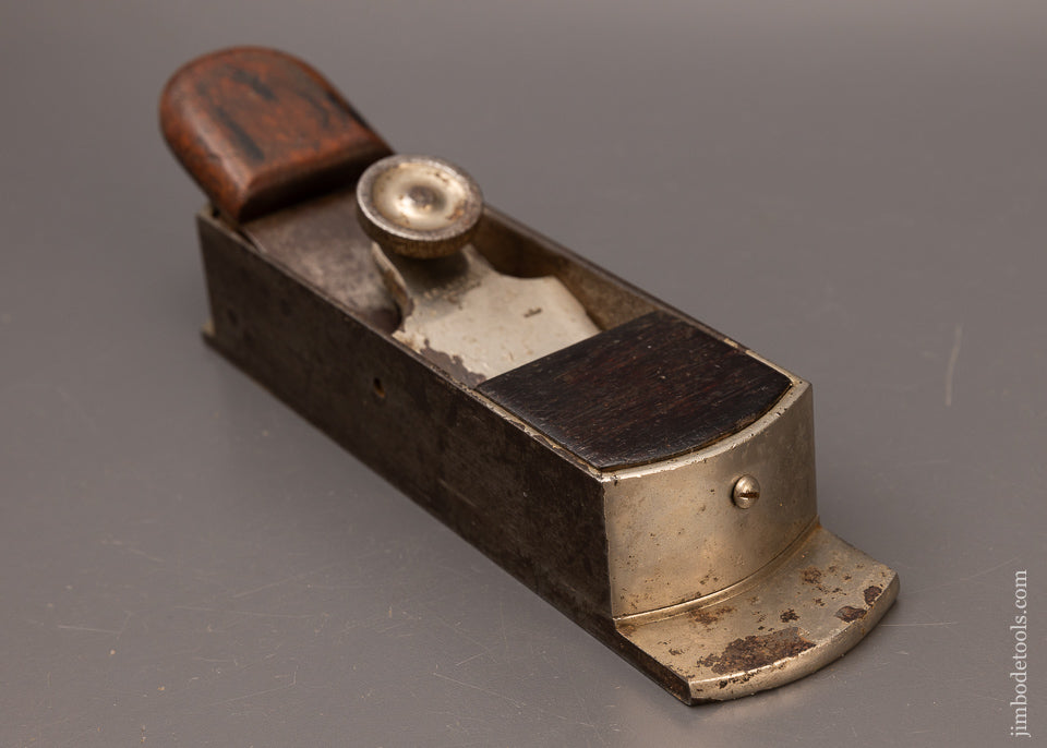 Rare J. ERLANDSEN NEW YORK Miter Plane with Nickel Plating - EXCELSIOR 110701