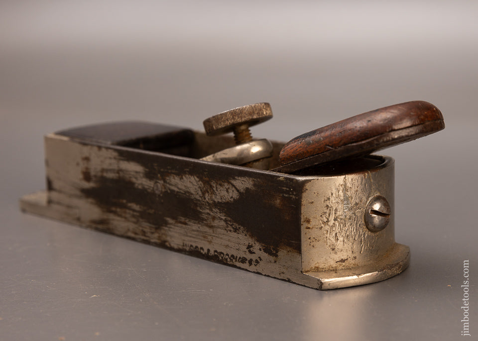 Rare J. ERLANDSEN NEW YORK Miter Plane with Nickel Plating - EXCELSIOR 110701