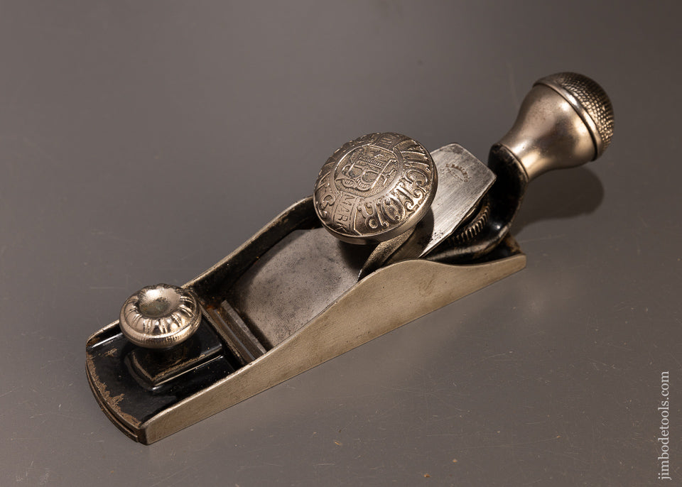 Fabulous L. BAILEY VICTOR No. 2 1/2 Tail Handle Block Plane - EXCELSIOR 110709