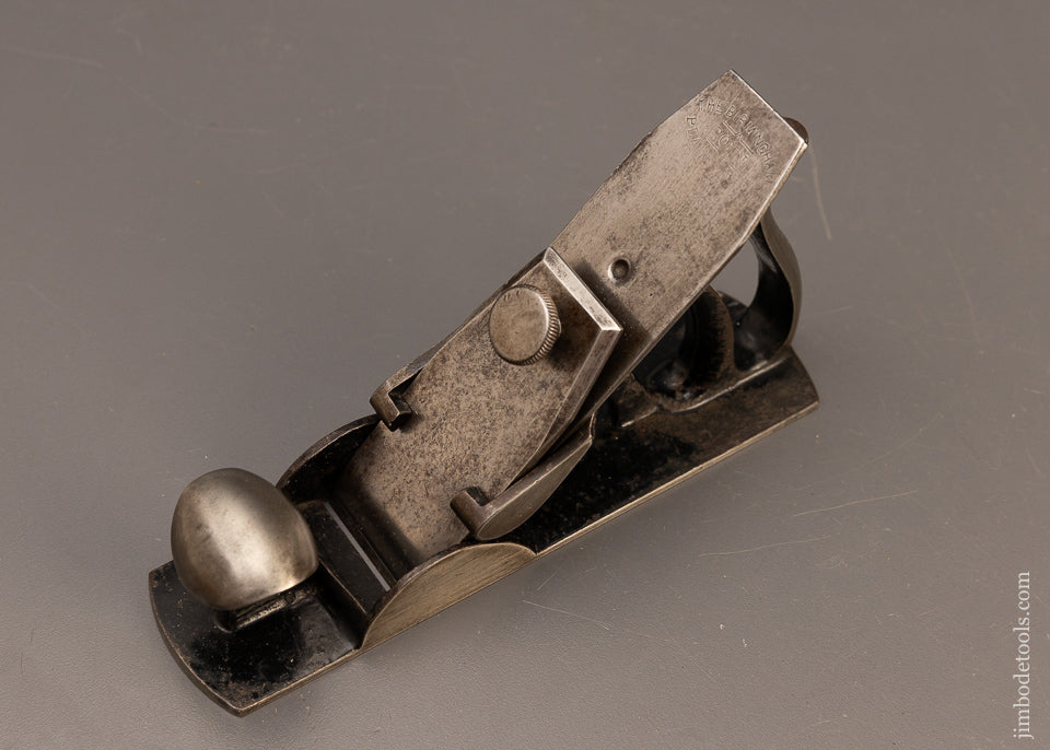 Very Rare 7 1/4 Inch MOSHER PATENT Smooth Plane by BIRMINGHAM PLANE CO. No. 2 Size - EXCELSIOR 110711