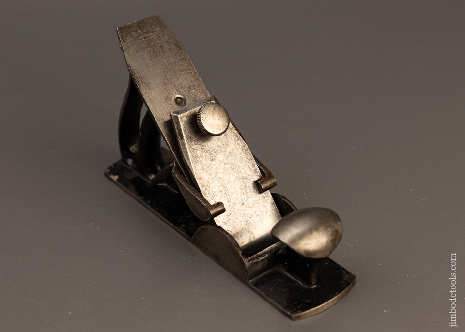 Very Rare 7 1/4 Inch MOSHER PATENT Smooth Plane by BIRMINGHAM PLANE CO. No. 2 Size - EXCELSIOR 110711