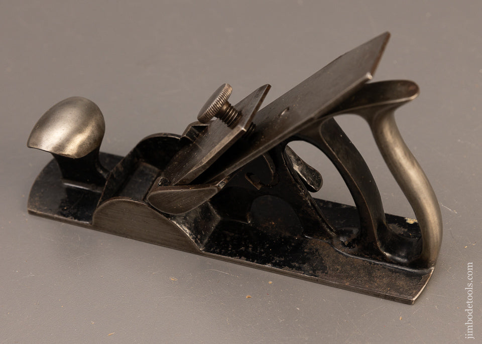 Very Rare 7 1/4 Inch MOSHER PATENT Smooth Plane by BIRMINGHAM PLANE CO. No. 2 Size - EXCELSIOR 110711