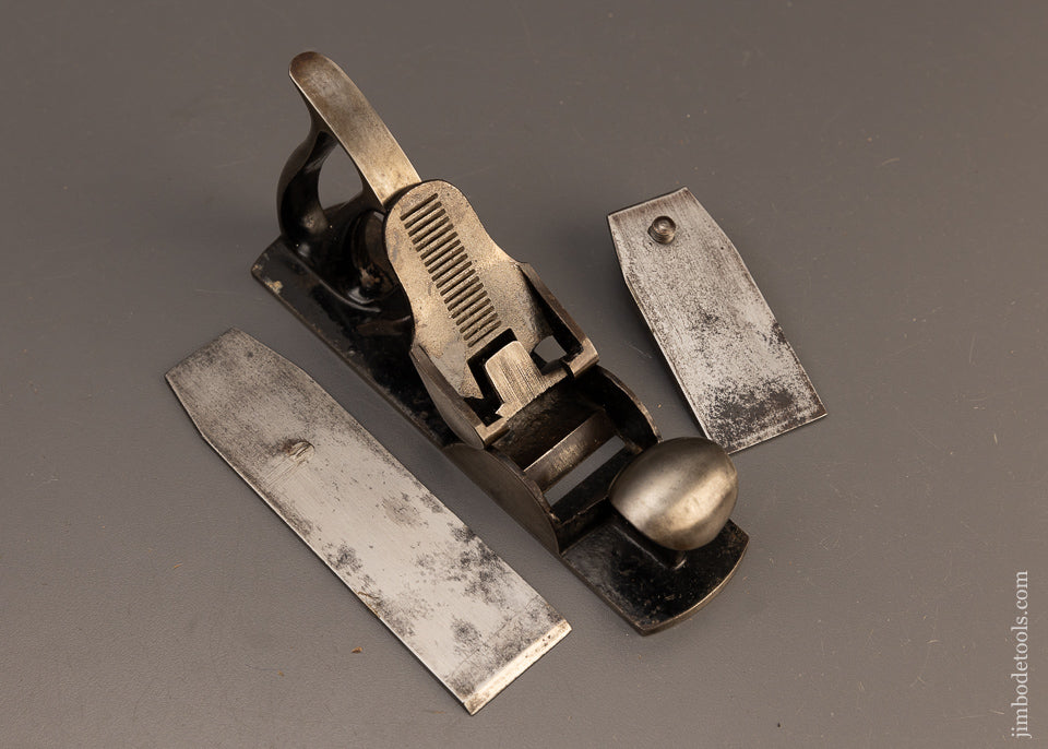 Very Rare 7 1/4 Inch MOSHER PATENT Smooth Plane by BIRMINGHAM PLANE CO. No. 2 Size - EXCELSIOR 110711