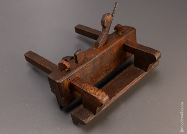 Rare 4 STAR 18th Century Plow Plane by B. SHAW - EXCELSIOR 110745