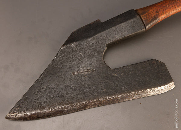 Signed D. LICHTY Pennsylvania Goose Wing Axe Left-Handed— EXCELSIOR 110765