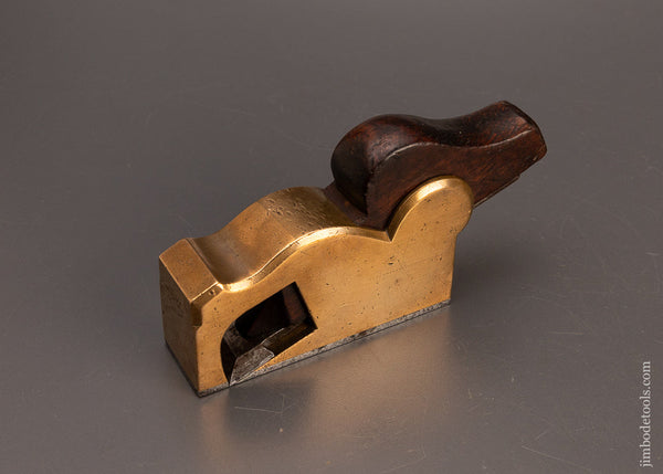 Rare Signed Gunmetal Bullnose Shoulder Plane by G. MILLER - EXCELSIOR 111049