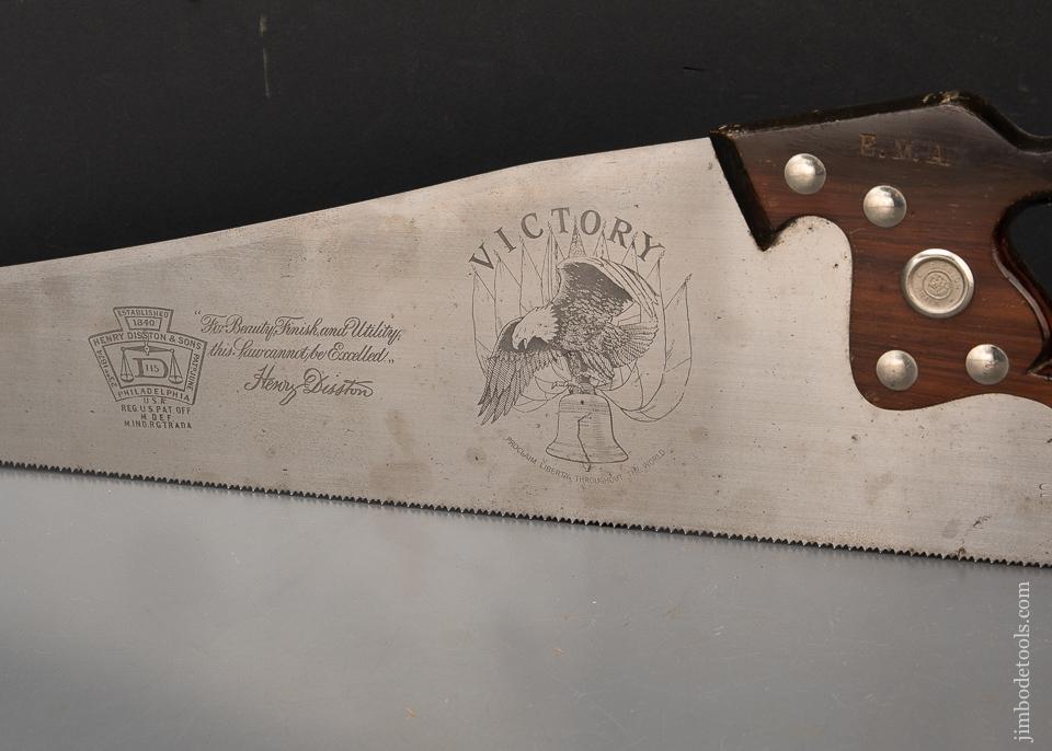 Ridiculously Fine DISSTON D-115 Victory Rosewood Handsaw - Excalibur 111