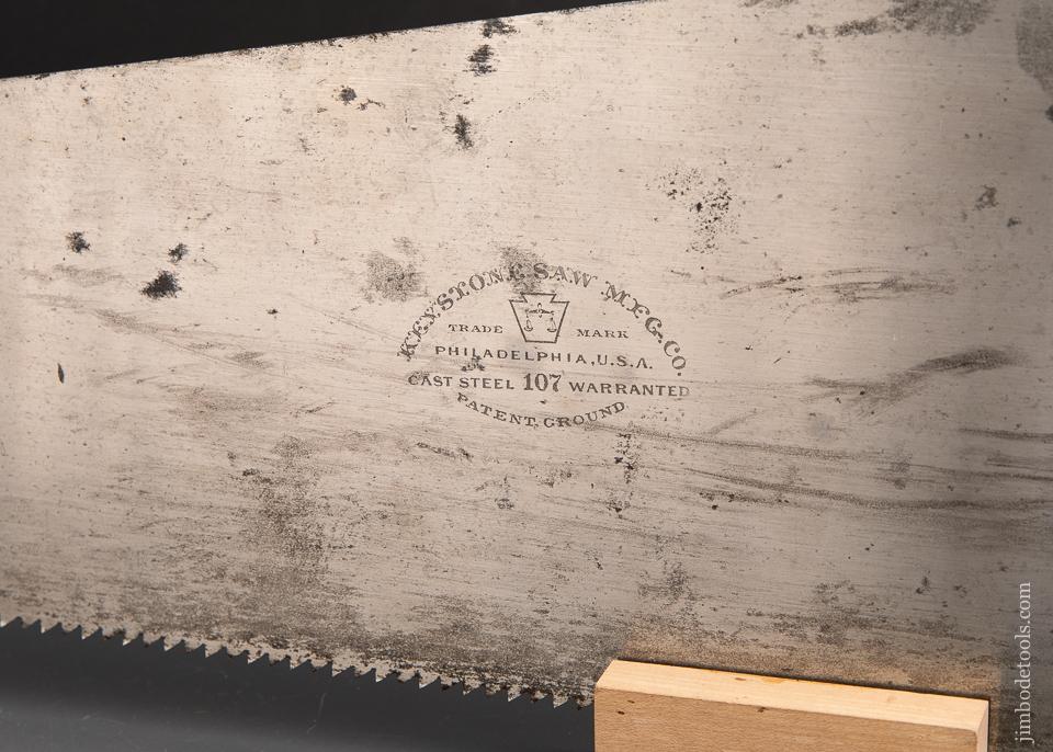 RARE and Unused DISSTON No. 107 Hand Saw with Labels - EXCALIBUR 112
