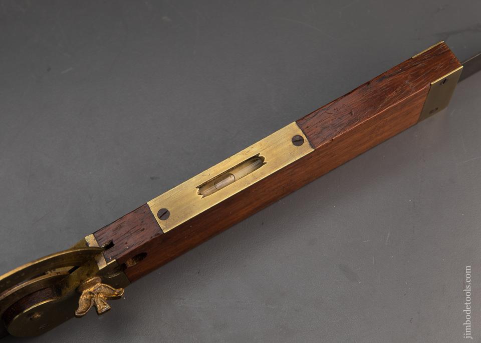 Gorgeous FISHER PATENT Rosewood and Brass Bevel by DISSTON & MORSS - Excalibur 119