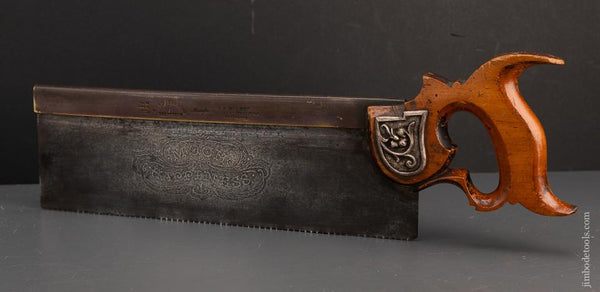 GROVES Brass Back Saw with Escutcheon Handle - EXCALIBUR 130