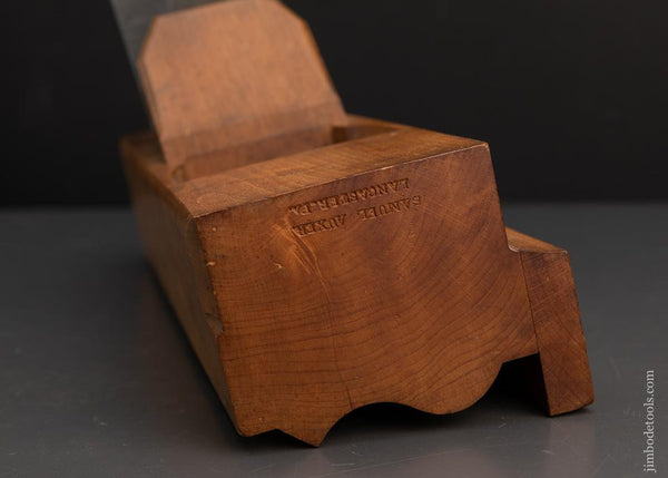MINT Unused SAMUEL AUXER LANCASTER PA 4 3/8 inch Wide Crown Molding Plane - EXCALIBUR 133