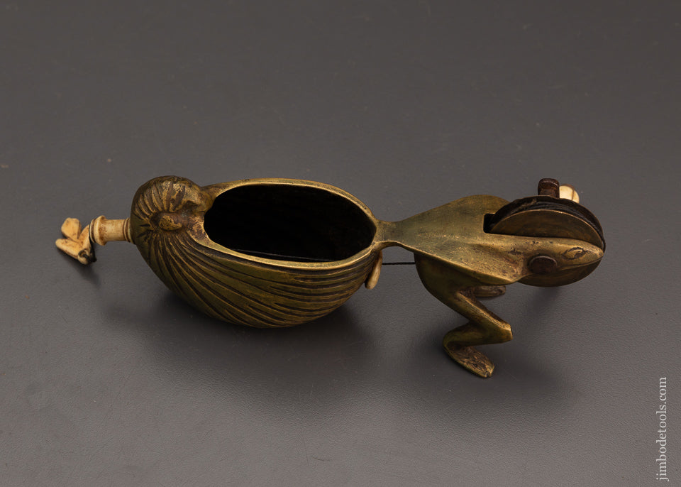 Exquisite Brass & Bone Japanese Sumitsubo ( Ink Line ) - EXCELSIOR 50141