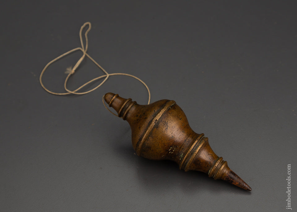 5 1/4 inch Brass Plumb Bob Unmarked - EXCELSIOR 51665