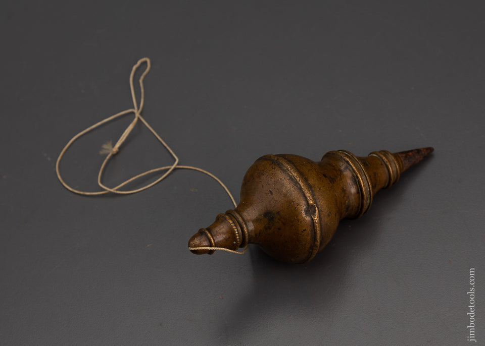5 1/4 inch Brass Plumb Bob Unmarked - EXCELSIOR 51665