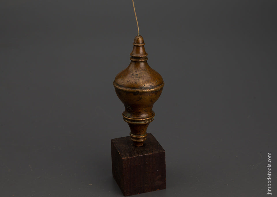 5 1/4 inch Brass Plumb Bob Unmarked - EXCELSIOR 51665
