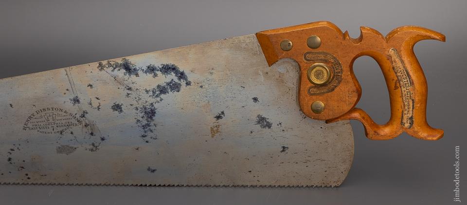 DISSTON No. 7 Hand Saw New Old Stock with Labels - EXCELSIOR 58830