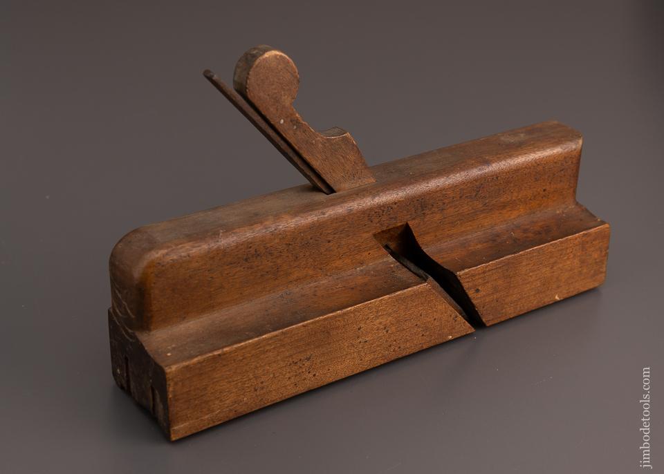 Extra-Fine! Ten inch Yellow Birch Complex Molding Plane by SAMUEL DOGGET, DEDHAM, MASSACHUSETTS circa 1775-1820s - EXCELSIOR 59661