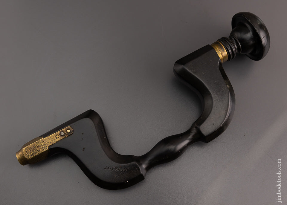 Extra-Fine! Miniature Ebony Pianomaker's Brace by FREETH Ca. 1770 - EXCELSIOR 63719