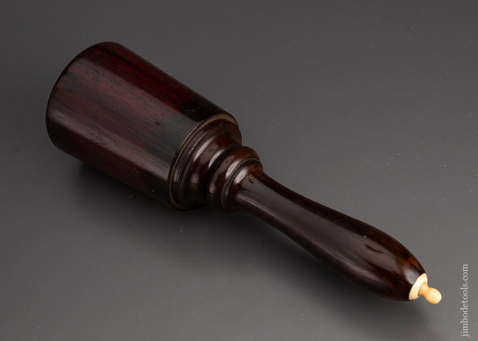 Extra Fine! 10 1/2 inch STUNNING 1.6 pound One-Piece Rosewood Mallet - EXCELSIOR 65373