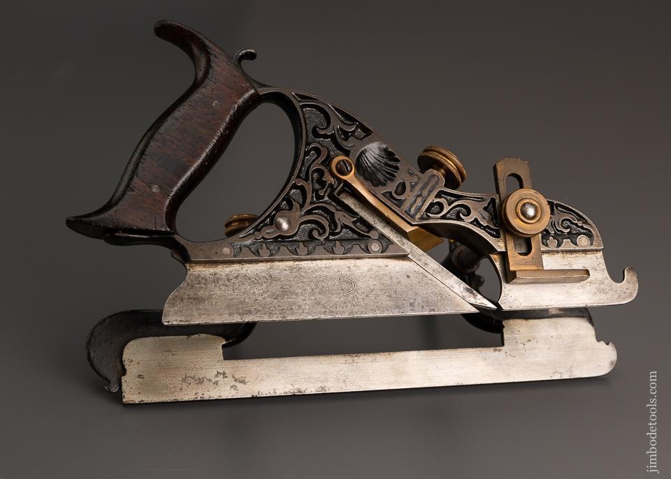 Very Rare! MILLER's Patent June 28, 1870 STANLEY No. 43 Plow Plane Type 18 circa 1871-72 EXTRA FINE - EXCELSIOR 83438
