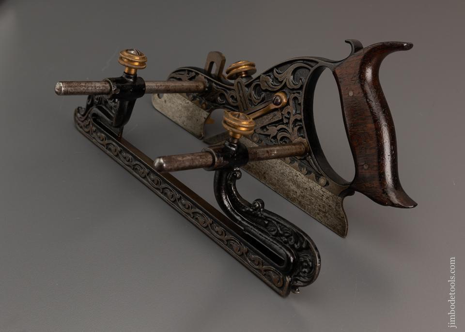 Very Rare! MILLER's Patent June 28, 1870 STANLEY No. 43 Plow Plane Type 18 circa 1871-72 EXTRA FINE - EXCELSIOR 83438
